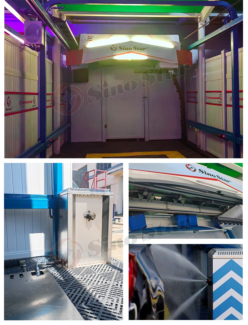 Fully Automatic Touchless Car Washing Machine Vehicle Contactless Cleaning Equipment System for Auto Shop/Gas Station