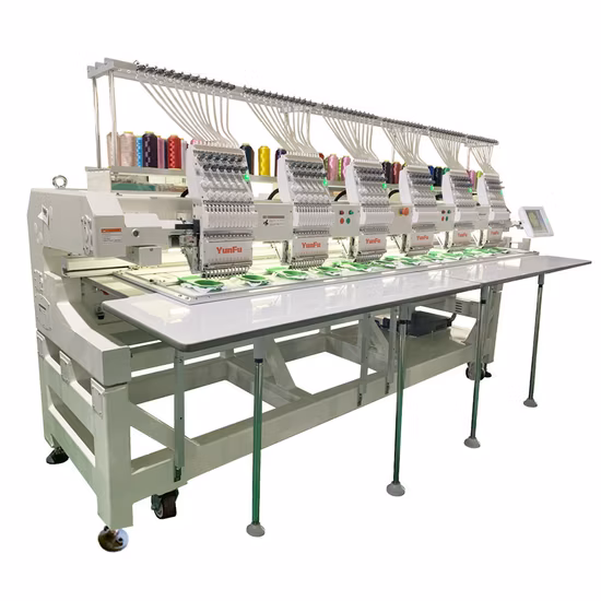 Wonyo High Efficiency Industrial Use 6 Heads Computerized Embroidery Machine for Cap Shoes Embroidery Design