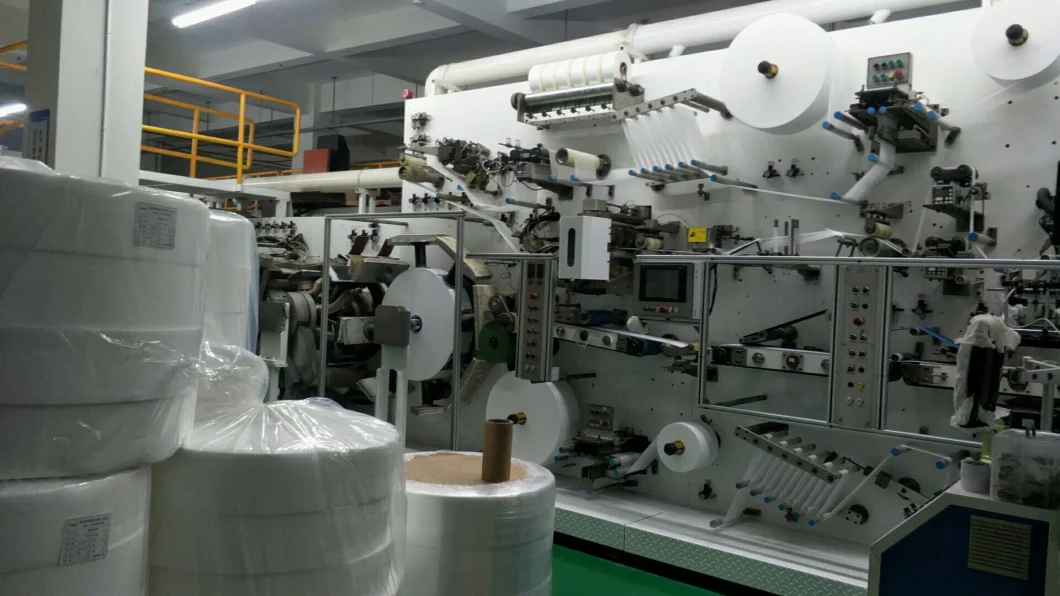 Hot Sell Brand New Production Line Semi Servo Automatic Baby Waist Band Diaper Machine Customized