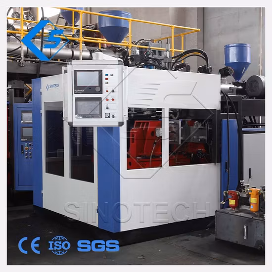 플라스틱 HDPE PP PETG ABS로 만든 물병/용기/드럼/배럴/용기/장난감/물 탱크를 만들기 위한 자동 압출 블로우 성형기